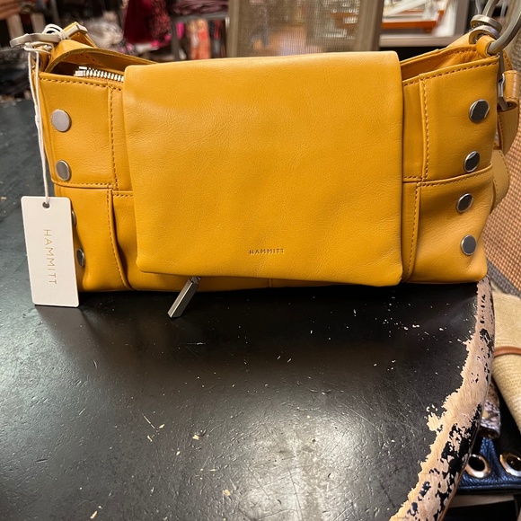 Hammitt Handbags - Hammitt VIP Baguette Satchel  Bag in Chanterelle Leather NWT